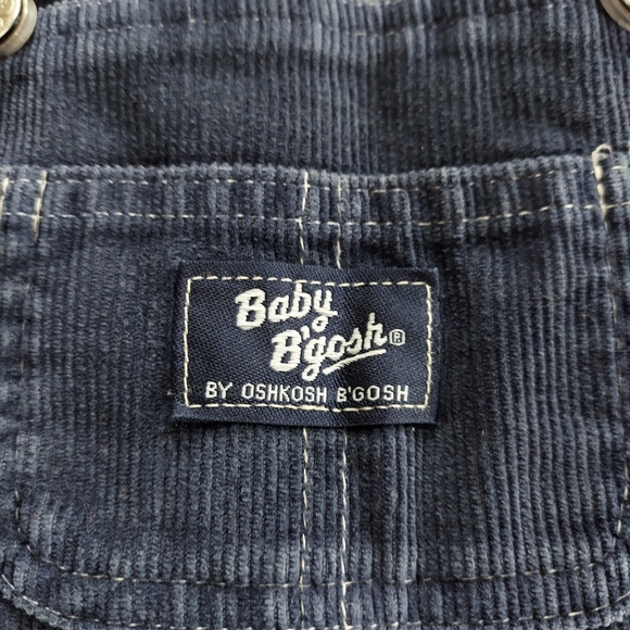 Vintage 90s OshKosh Baby B'gosh Corduroy Overalls 18 Mos - Picture 3 of 9